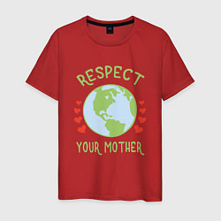 Мужская футболка Respect Earth