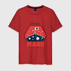 Футболка хлопковая мужская Mars Project, цвет: красный