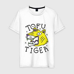 Мужская футболка Tofu Tiger Тигр Сыр Тофу