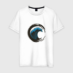 Мужская футболка Enso Great Wave off Kanagawa