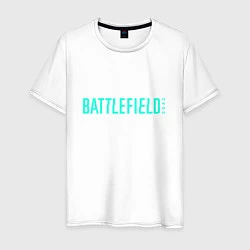 Футболка хлопковая мужская Battlefield 2042, цвет: белый