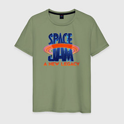 Футболка хлопковая мужская Space Jam: A New Legacy, цвет: авокадо