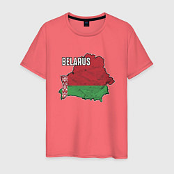 Мужская футболка Belarus Map