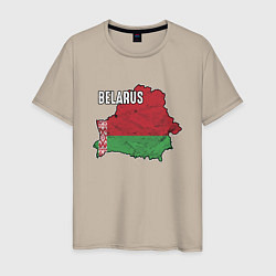 Мужская футболка Belarus Map