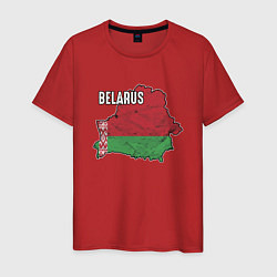 Мужская футболка Belarus Map