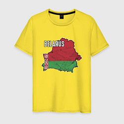 Мужская футболка Belarus Map