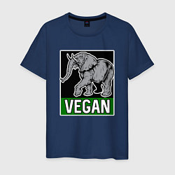 Мужская футболка Vegan elephant