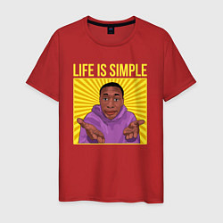 Мужская футболка Life is simple!