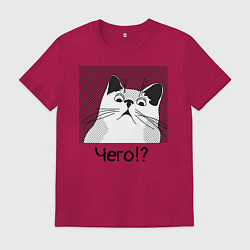 Мужская футболка Кот Чего?
