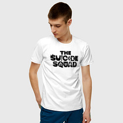 Футболка хлопковая мужская The Suicide Squad, цвет: белый — фото 2