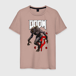 Мужская футболка DOOM ЧУДОВИЩЕ