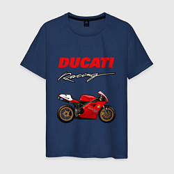 Мужская футболка DUCATI ДУКАТИ MOTOSPORT