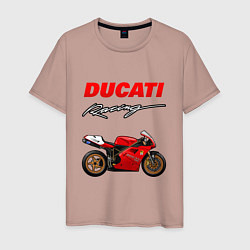 Мужская футболка DUCATI ДУКАТИ MOTOSPORT