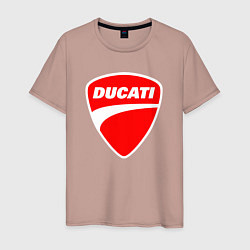 Мужская футболка DUCATI ДУКАТИ ЭМБЛЕМА