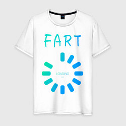 Мужская футболка FART Loading Пердеж, загрузка