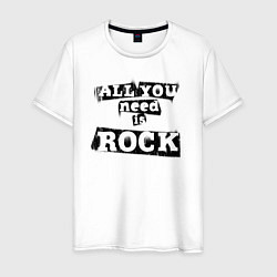 Мужская футболка All you need is rock