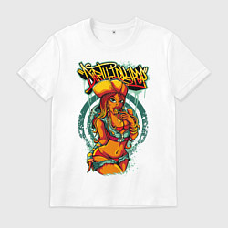 Мужская футболка Девушка с леденцом