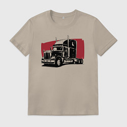 Мужская футболка Truck red