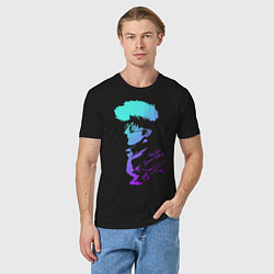 Футболка хлопковая мужская See You Space Cowboy, цвет: черный — фото 2