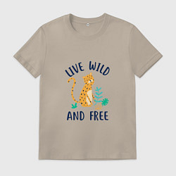 Мужская футболка Live Free