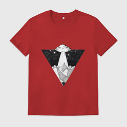 Мужская футболка Горы просто космос