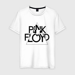 Мужская футболка PINK FLOYD LOGO ПИНК ФЛОЙД