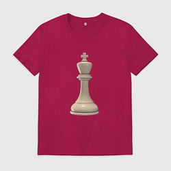 Мужская футболка Шахматная фигура Белый король