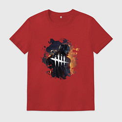 Мужская футболка DEAD BY DAYLIGHT LOGO HUNTER ОХОТНИК DBD