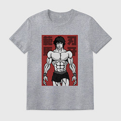 Футболка хлопковая мужская Эстетика Баки, цвет: меланж