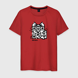 Мужская футболка QR-коте