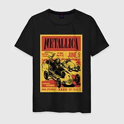 Мужская футболка Metallica - Iowa speedway playbill