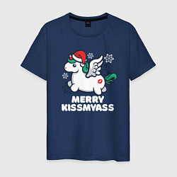 Мужская футболка Merry Kissmyass Unicorn