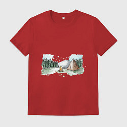 Мужская футболка Поход в горы