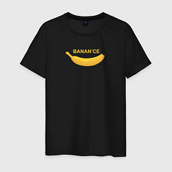 Футболка хлопковая мужская Binance banana, цвет: черный