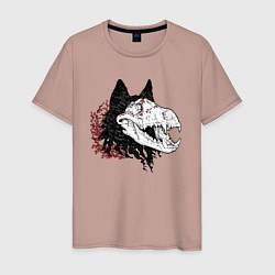 Мужская футболка Fashionable avant-garde wolf