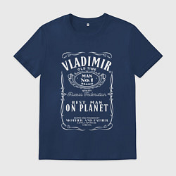 Мужская футболка ВЛАДИМИР в стиле ДЖЕК ДЭНИЭЛС