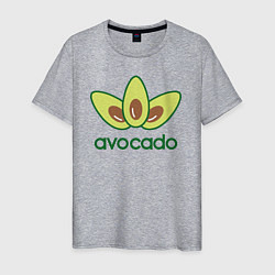Футболка хлопковая мужская Avocado авокадо, цвет: меланж