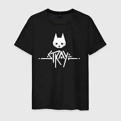 Мужская футболка Stray: White Logo