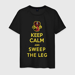 Мужская футболка Cobra Kai - Keep calm and sweep the leg