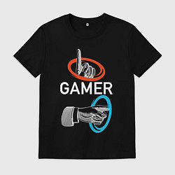 Мужская футболка Геймер Портал