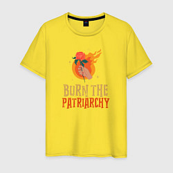 Мужская футболка Burn the Patriarchy