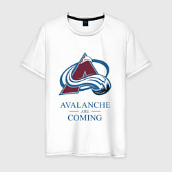 Мужская футболка Colorado Avalanche are coming , Колорадо Эвеланш