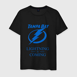 Мужская футболка Tampa Bay Lightning is coming, Тампа Бэй Лайтнинг