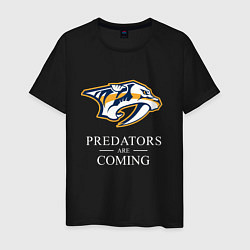 Мужская футболка Nashville Predators are Coming Нэшвилл Предаторз