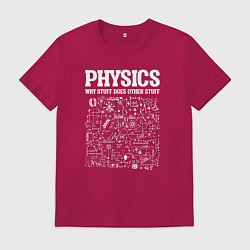 Мужская футболка Физика, почему одни вещи делают другие вещи