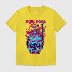 Мужская футболка Череп с бассейном