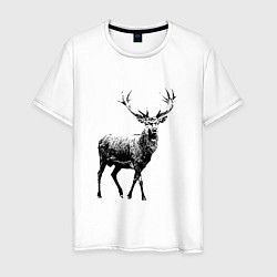 Мужская футболка Черный олень Black Deer