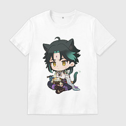 Мужская футболка Особое блюдо для котика Сяо