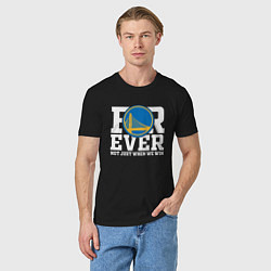 Футболка хлопковая мужская Golden State Warriors FOREVER NOT JUST WHEN WE WIN, цвет: черный — фото 2