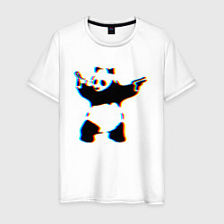 Мужская футболка Banksy Panda with guns - Бэнкси